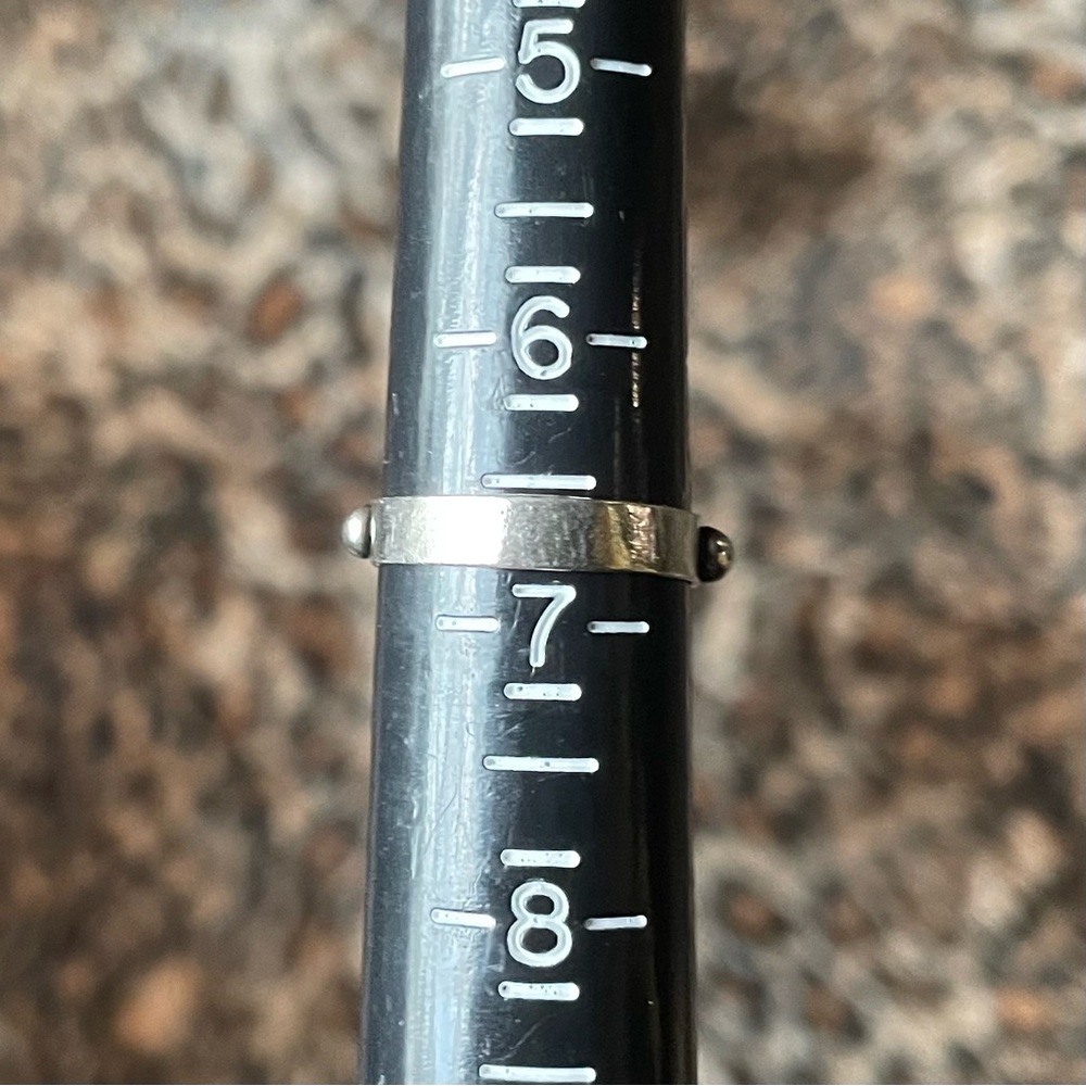 Vintage Chrome Diopside Sterling Silver Ring - Picture 5 of 10